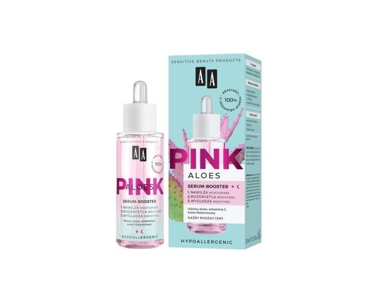 AA Aloes Pink Face Serum 30ml
