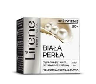 Lirene Dermoprogram White Pearl Regenerating Anti-Wrinkle Cream 80+ 50ml