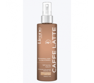 Lirene Caffe Latte 95% Natural Self Tanning Body Oil Spray Vegan 190ml