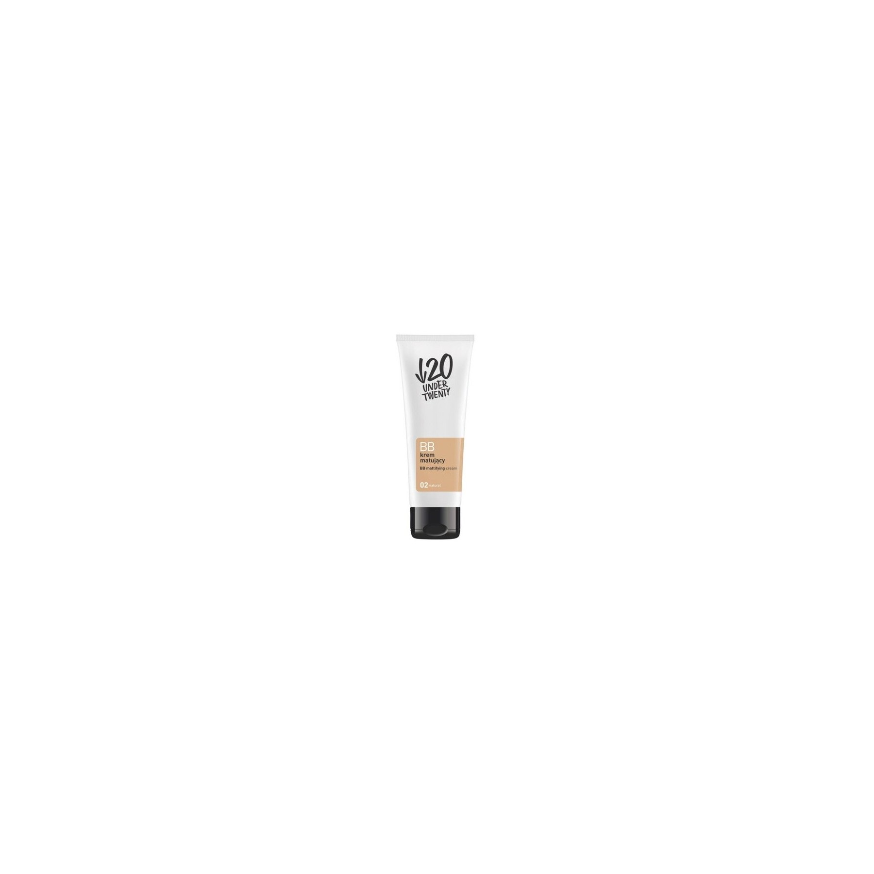 Matujący BB Cream 02 Natural 60ml Under Twenty