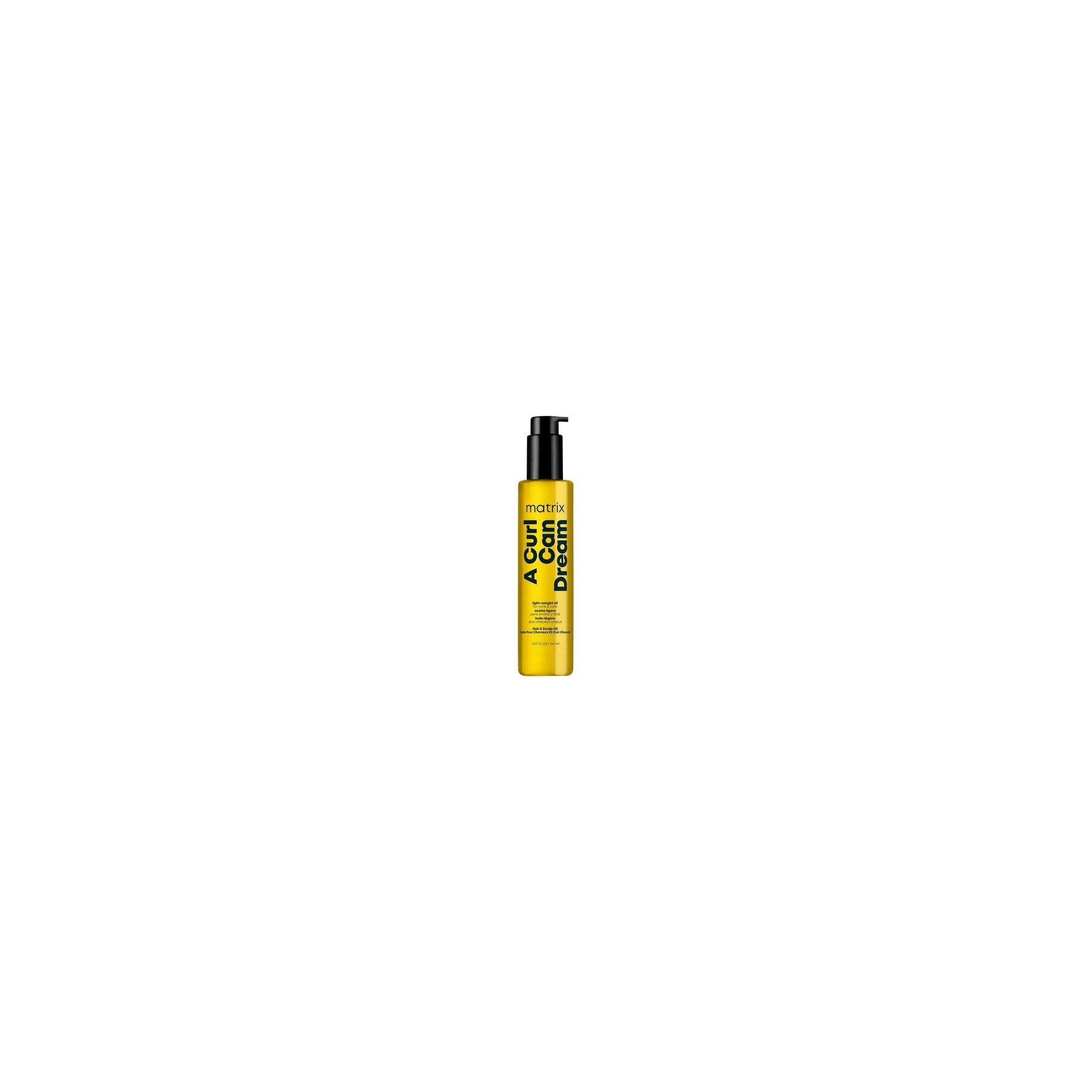 Matrix Total Results A Curl Can Dream Lightweight Oil with Sunflower Oil for Curly and Coily Hair 150ml