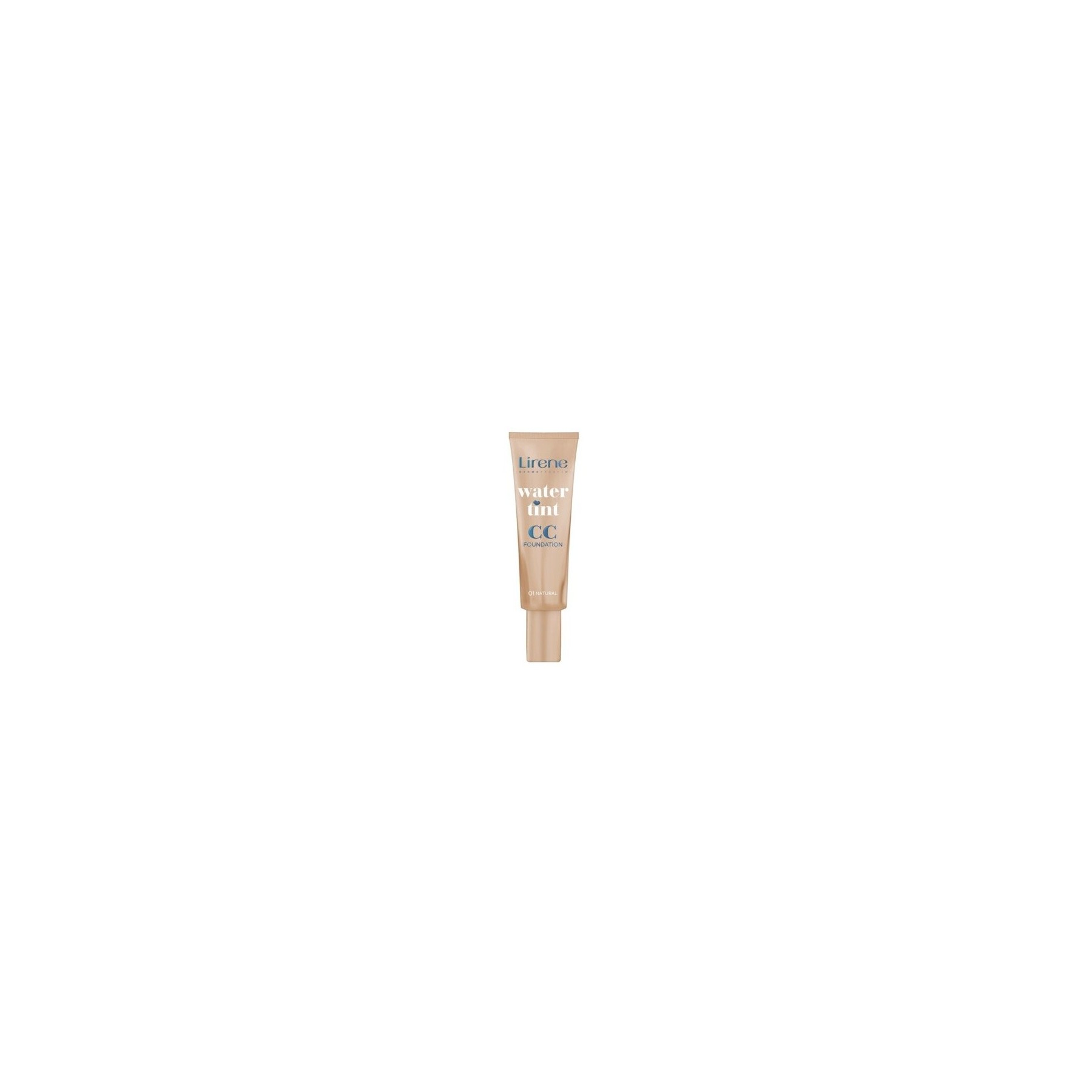 Lirene Water Tint CC Foundation Face Makeup 01 Natural 25ml