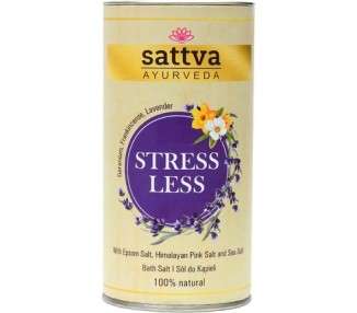 Stress Less Bath Salt Relaxing Bath and Foot Soak with Geranium and Lavender 300g