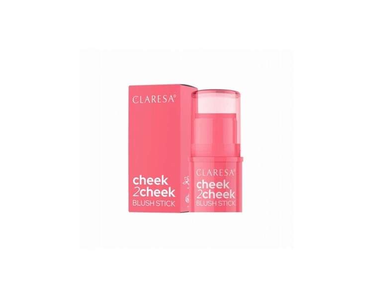 CLARESA Cheek2Cheek Creamy Blush Stick 02 Neon Coral 6g