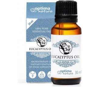Optima Natura 100% Pure Eucalyptus Essential Oil for Aromatherapy 30ml