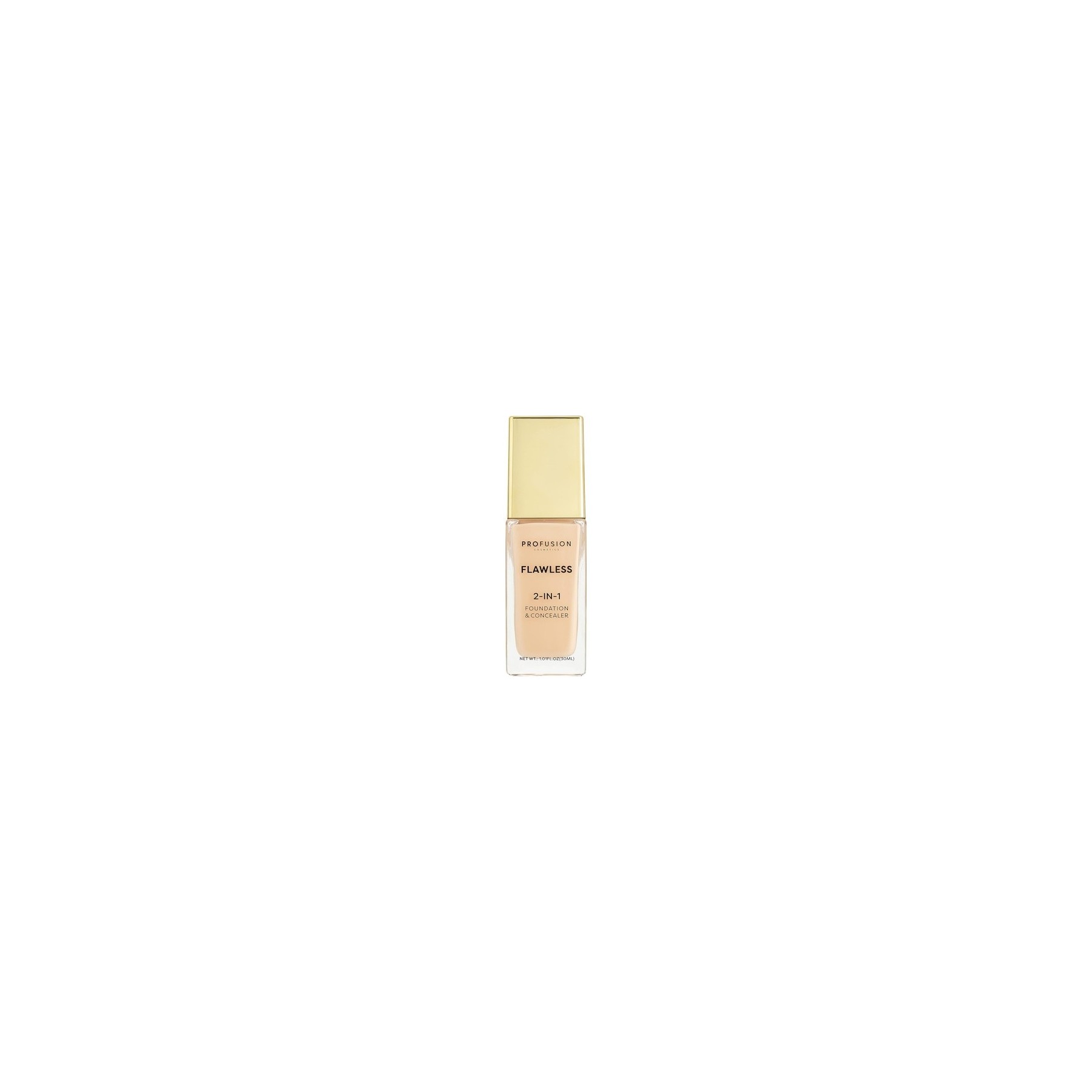 Profusion Cosmetics Flawless 2-in-1 Foundation and Concealer Fair Ivory