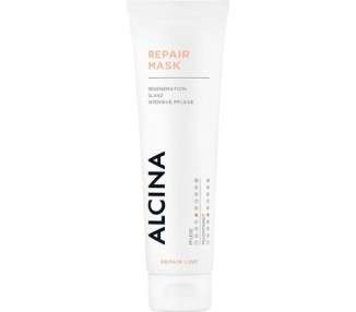 ALCINA Repair Mask 150ml - Regenerating for Dry and Damaged Hair - Improved Combability - Shiny Hair