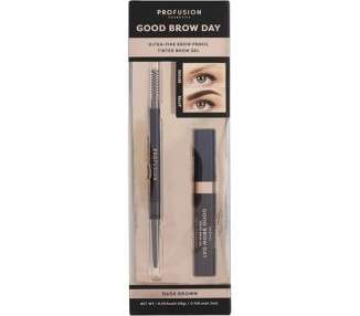 Profusion Cosmetics Good Brow Day 2-Piece Kit Dark Brown