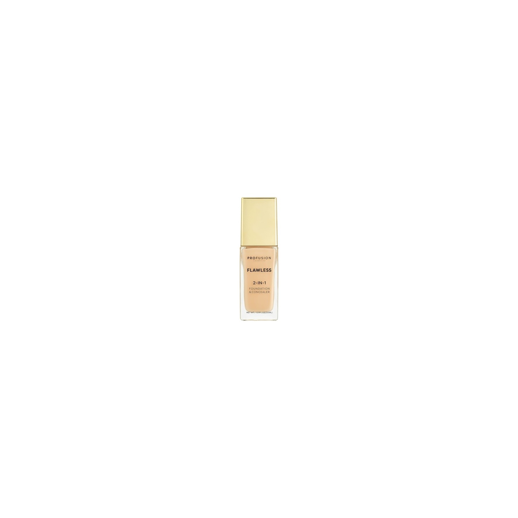 Profusion Cosmetics Flawless 2-in-1 Foundation & Concealer Fair Beige
