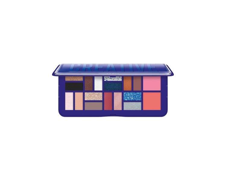 Pupa Creative Cosmetic Bag 005 Blue Face and Eye Palette with Mirror 20g