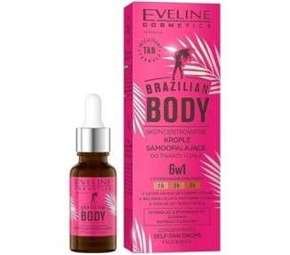 Eveline Cosmetics Brazilian Body Concentrated Self-Tanning Drops for Face and Body