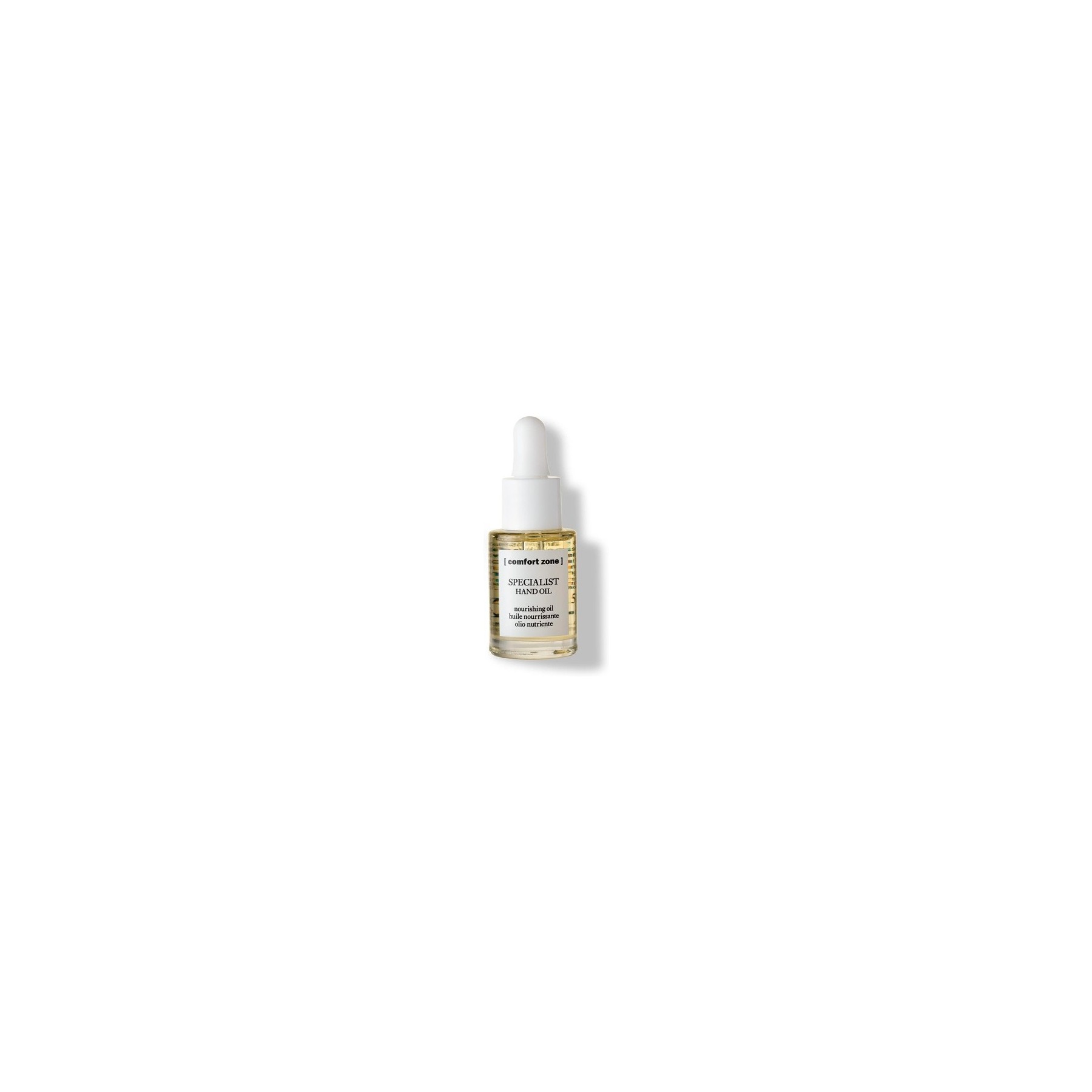 Comfort Zone Specialist Nourishing Hand Oil 15ml Bottle - Nourishing Softening for Nails Cuticles and Skin Fast Absorbing with Drop Applicator Suitable for Vegans Natural Ingredients