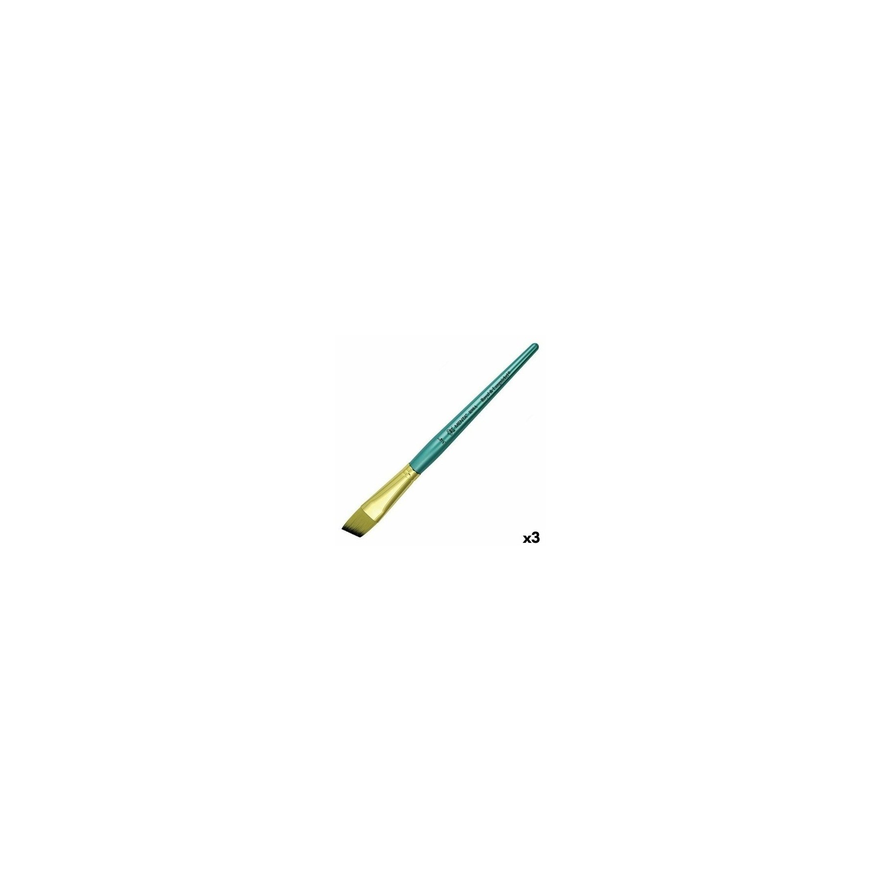 Royal & Langnickel Menta R98A Angle Zobel Brush 1/8" - Pack of 3
