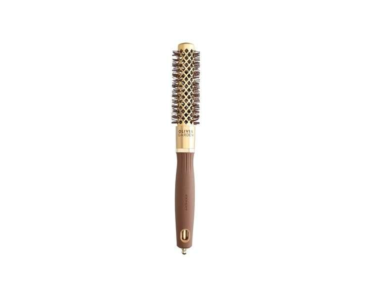 Olivia Garden Expert Blowout Shine Gold & Brown Hairbrush 20 Gold 20mm