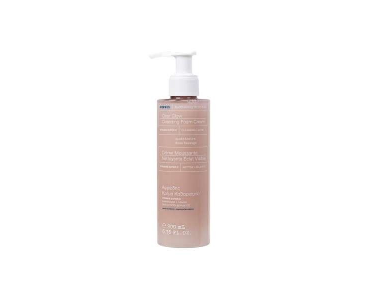 KORRES Apothecary Wild Rose Emulsifying Cleansing Cream for Radiant Complexion 200ml