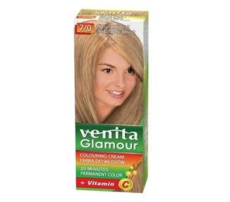 VENITA Glamour Coloring Hair Dye 7/0 Natural Blonde
