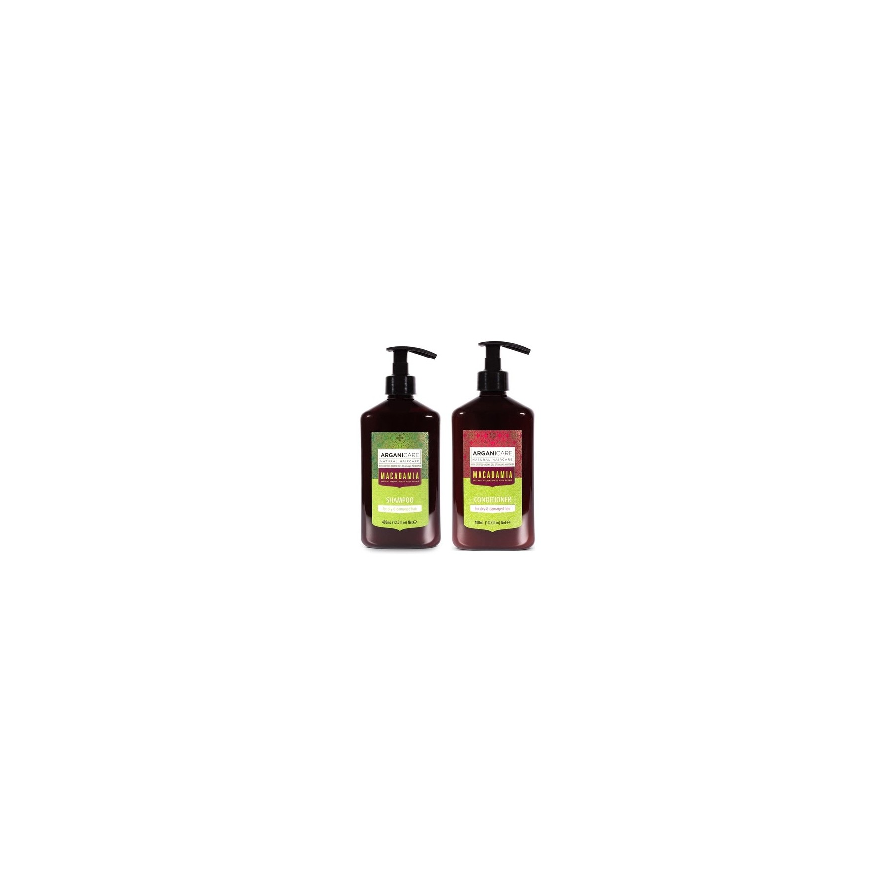 ArganiCARE Hair Care Kit 2 Piece Set Repair Routine - Argan & Macadamia