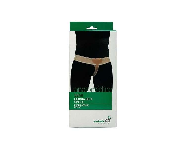 Anatomicline Hernia Belt One Size Made of Light Woven Straps - Left