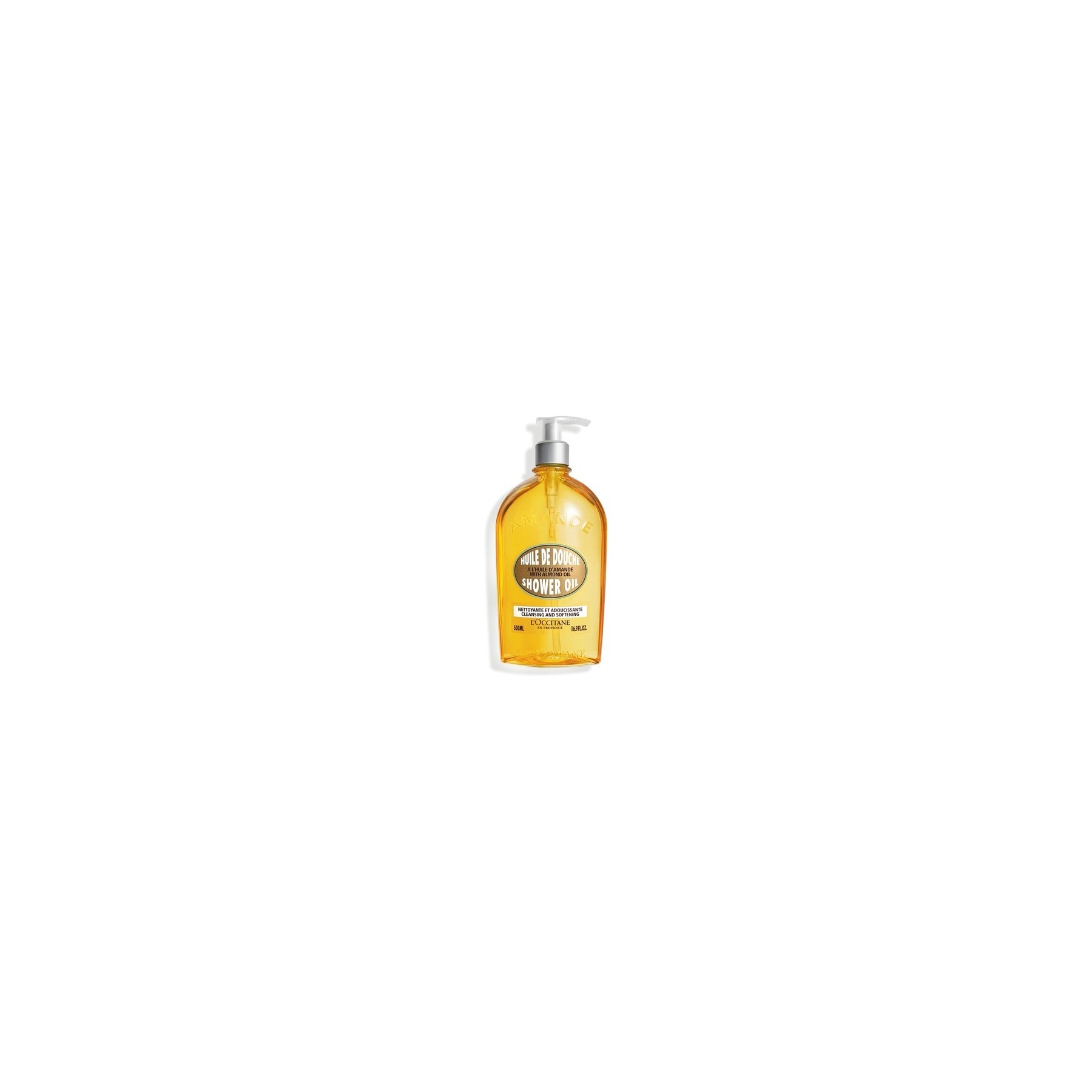 L'OCCITANE Almond Shower Oil 500ml Luxury Size Nourishing and Sweet Scented Shower Oil for All Skin Types