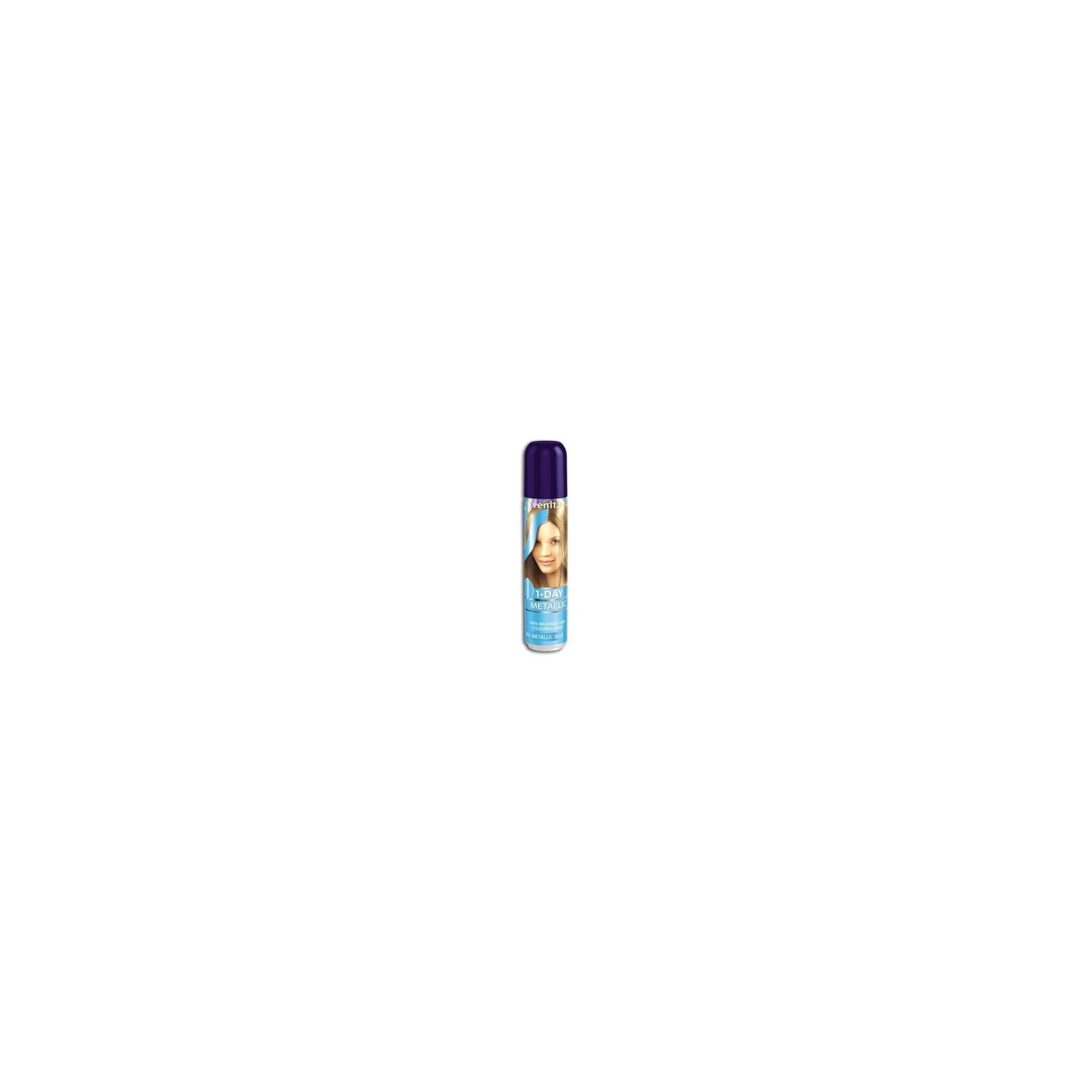 1-Day Metallic Hair Coloring Spray Metallic Blue 50ml