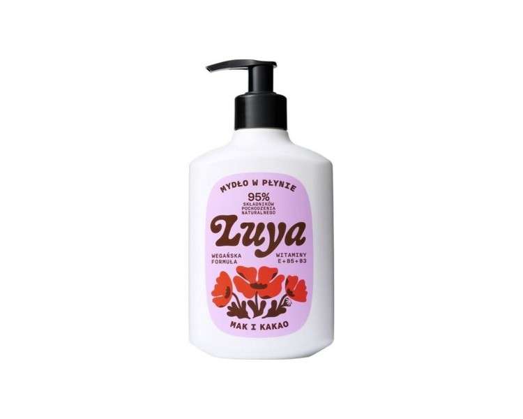 LUYA Liquid Hand Soap with Poppy and Cocoa 400ml