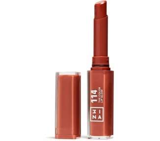 3INA MAKEUP The Color Lip Glow 114 Terracotta Brown Lip Balm with Shea Butter 1.60g
