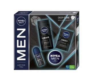 Men Deep Care Antiperspirant Roll-On 50ml + Universal Cream Set