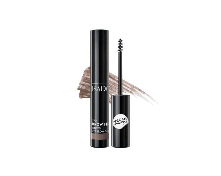 IsaDora Eyebrow Gel with Precision Brush - Easy Fixing and Long-lasting Result - For Defined and Fuller-looking Eyebrows - Eyebrow Lamination - Light Brown Soft Brown