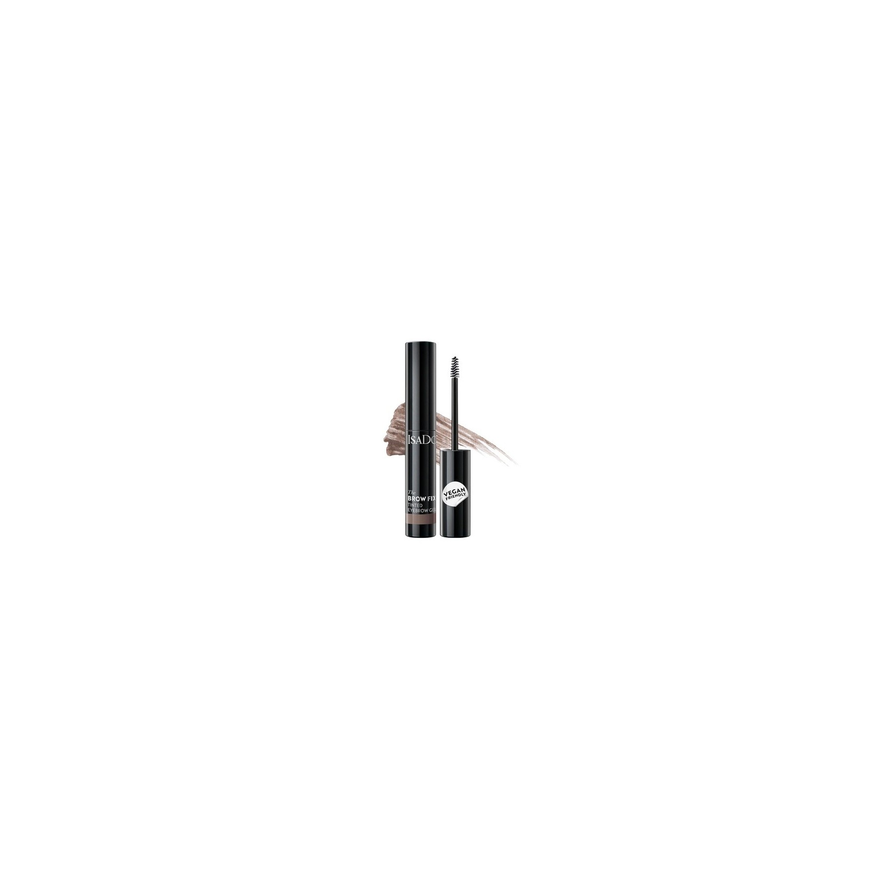 IsaDora Eyebrow Gel with Precision Brush - Easy Fixing and Long-lasting Result - For Defined and Fuller-looking Eyebrows - Eyebrow Lamination - Light Brown Soft Brown