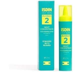 ISDIN Acniben Night Concentrate Anti-Imperfection Daily Facial Care for Oily or Acne-Prone Skin 50ml