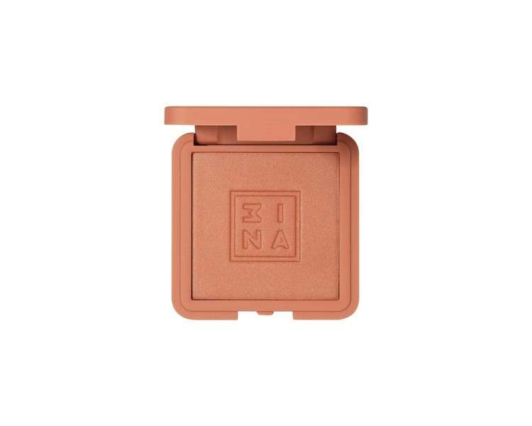 3INA MAKEUP The Blush 590 Brown Red Easy to Blend Powder Blush with Natural and Silky Finish Long-lasting and Buildable Vegan Cruelty Free