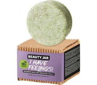 Beauty Jar I HAVE FEELINGS! Shampoo Bar for Sensitive Scalp with Juniper Berry Oil and Lavender Oil 65g