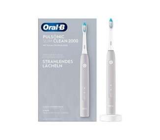 Oral-B Pulsonic Slim Clean 2000 Grey Sonic Toothbrush for Adults