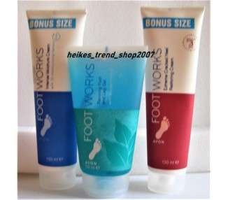 Avon Foot Works Foot Cream 150ml - Cooling, Refreshing, Deodorizing