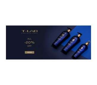 T-LAB Professional All Organic Hair Shampoo and Conditioner Set for Women and Men