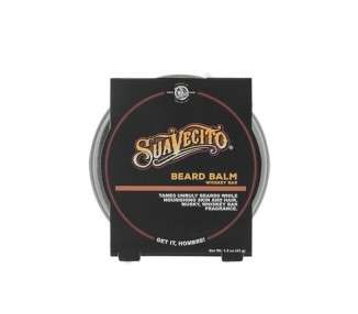Suavecito Men's Beard Balm Whiskey Bar Scent Fragrance Styling Product 1.5oz 43g