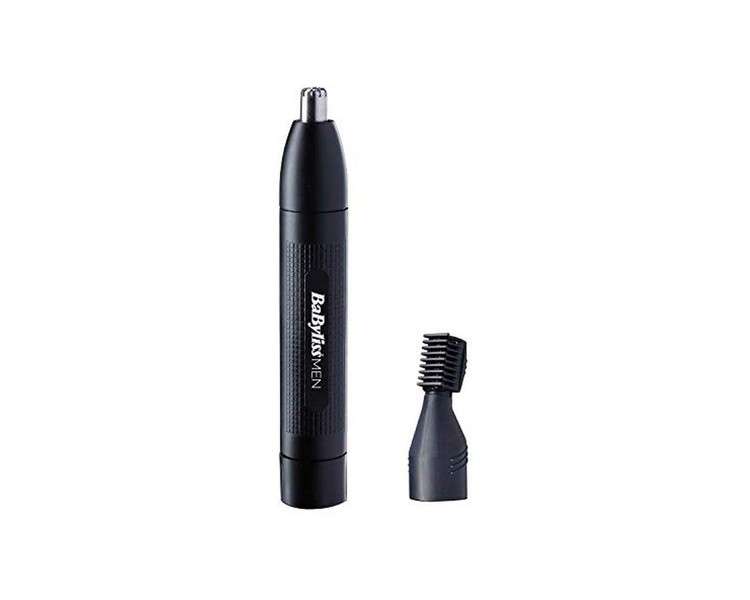 BaByliss MEN E652E Nose and Ear Hair Trimmer with Eyebrow Attachment