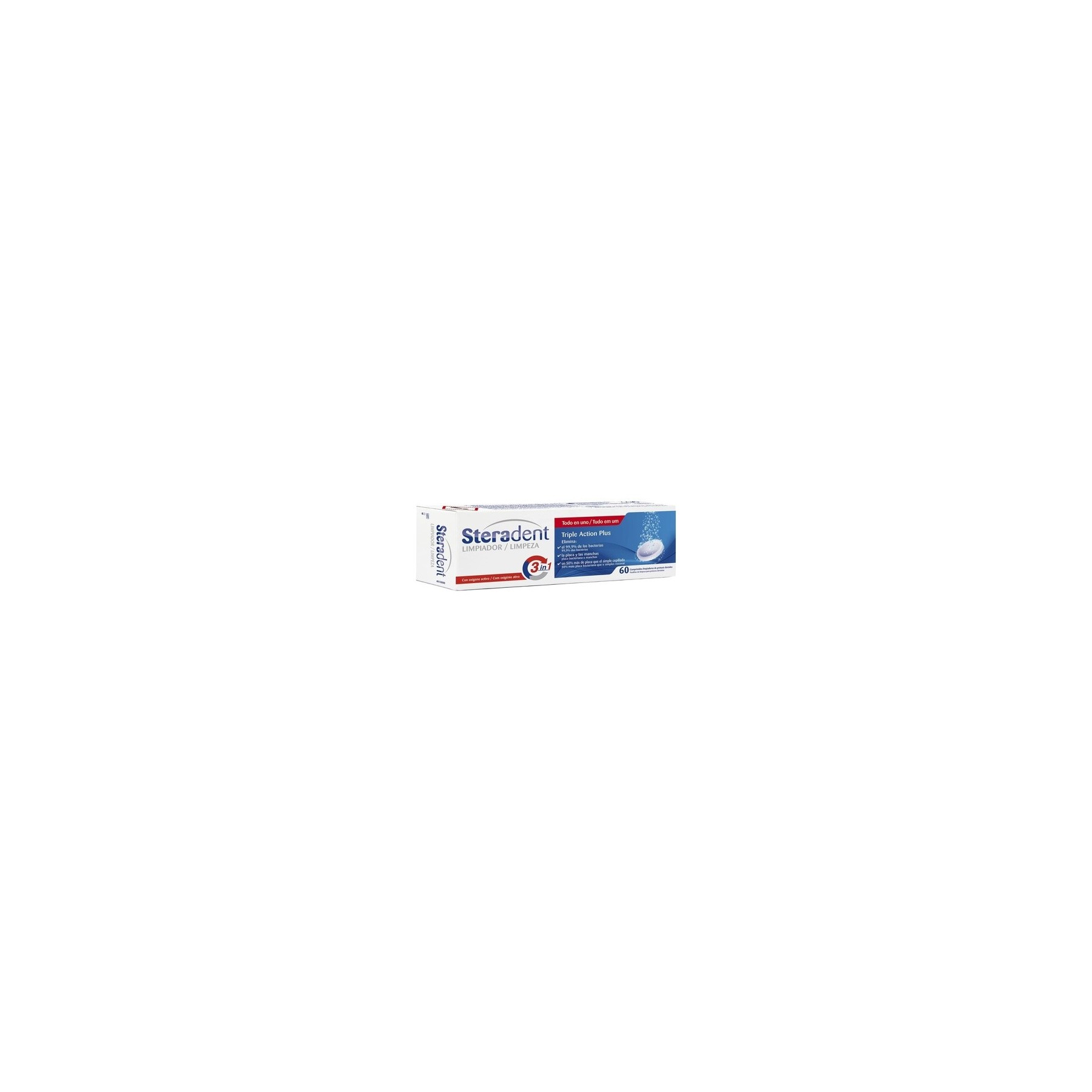 Steradent Triple Action Plus Standard 60 Tablets