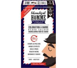 Blonde Homme Barborn Beard and Mustache, Natural Brown, 60g