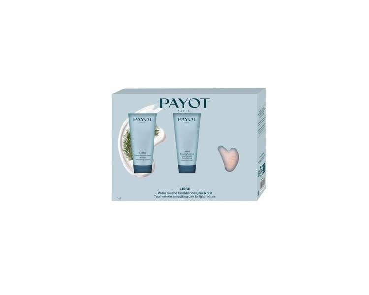 Payot Smooth Discovery Box - Wrinkle Smoothing Cream 30ml + Sleeping Reservoir Cream 30ml + Gua Sha
