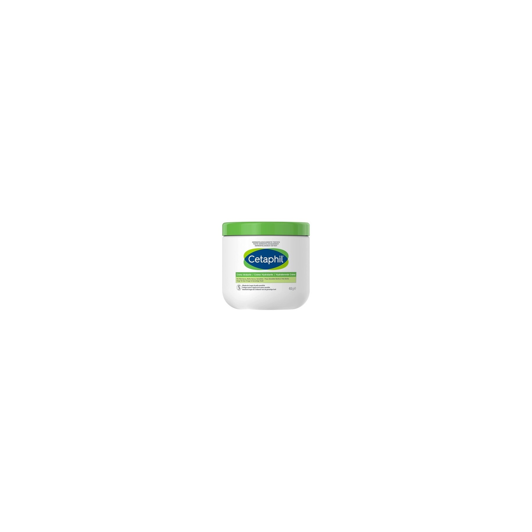 Cetaphil Moisturizing Face and Body Cream 48 Hour Intensive Moisture for Dry, Very Dry, Sensitive, and Damaged Skin Fragrance Free 450g