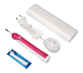 Oral-B Braun Pro 750 3D White Pink Toothbrush