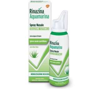 Rinazina Aquamarina Isotonic Aloe Spray Gentle Nebulization 100ml