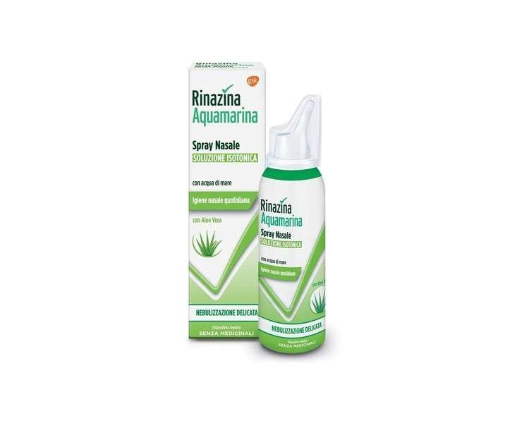 Rinazina Aquamarina Isotonic Aloe Spray Gentle Nebulization 100ml