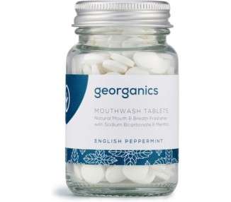 Georganics Mouthwash Tablets English Peppermint 180 Tablets