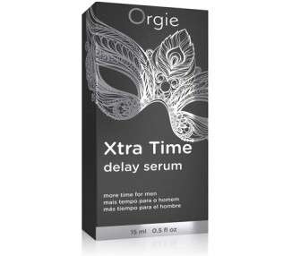Orgie Xtra Time Silicone-based Male Delay Serum 15ml Black