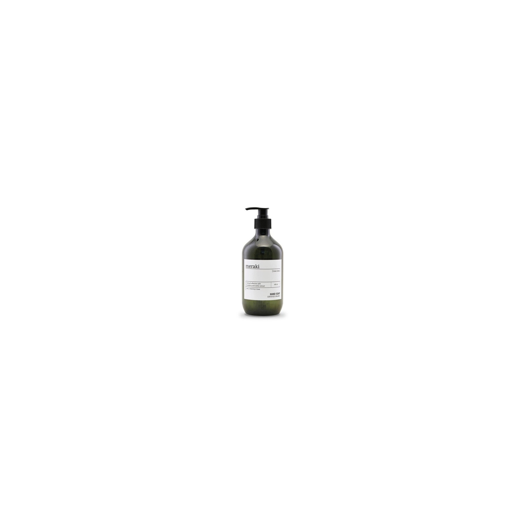 Meraki Linen Dew Certified Organic Liquid Hand Soap for Everyday Pampering of Your Skin