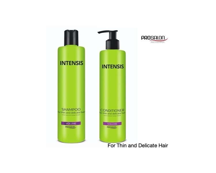 PROSALON Extra Volume Hair Shampoo and Conditioner for Thin and Delicate Hair