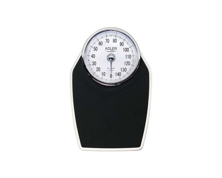 Adler AD8177 Mechanical Bathroom Scale up to 150kg High Accuracy Anti-Slip Surface Non-Digital Easy to Use