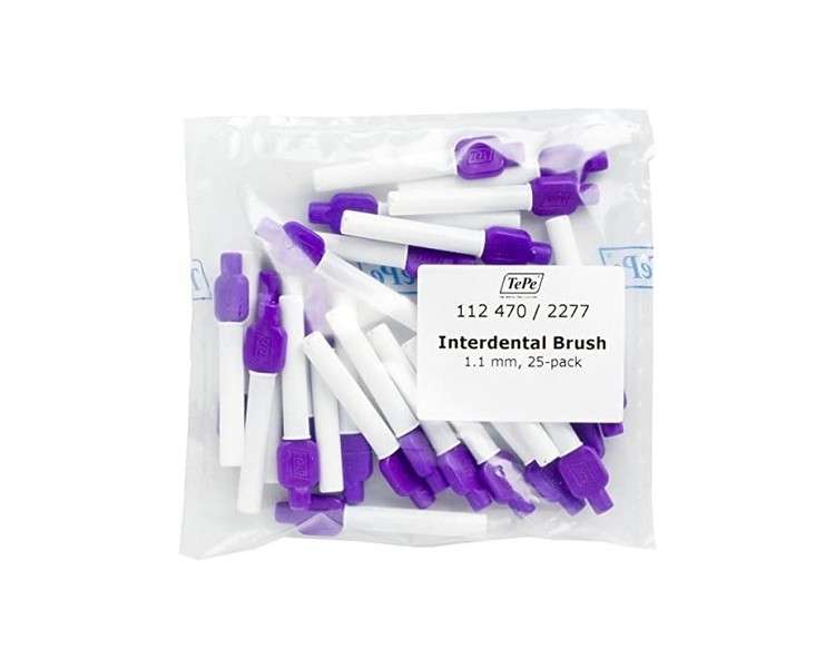 TePe Original Interdental Brushes Purple 1.1mm 25 Pieces - Single